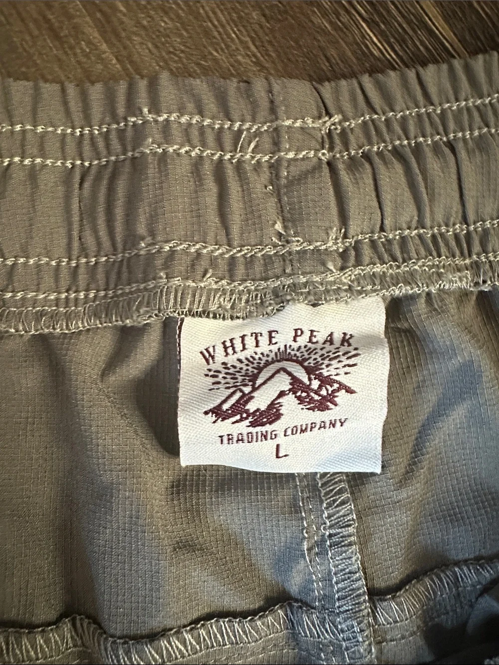 Light Gray Performance Shorts with Zippered Pockets